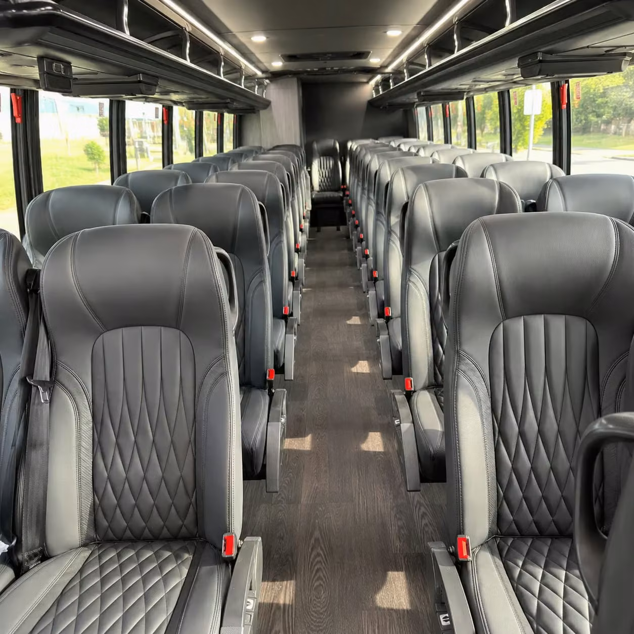 25 passenger minibus interior