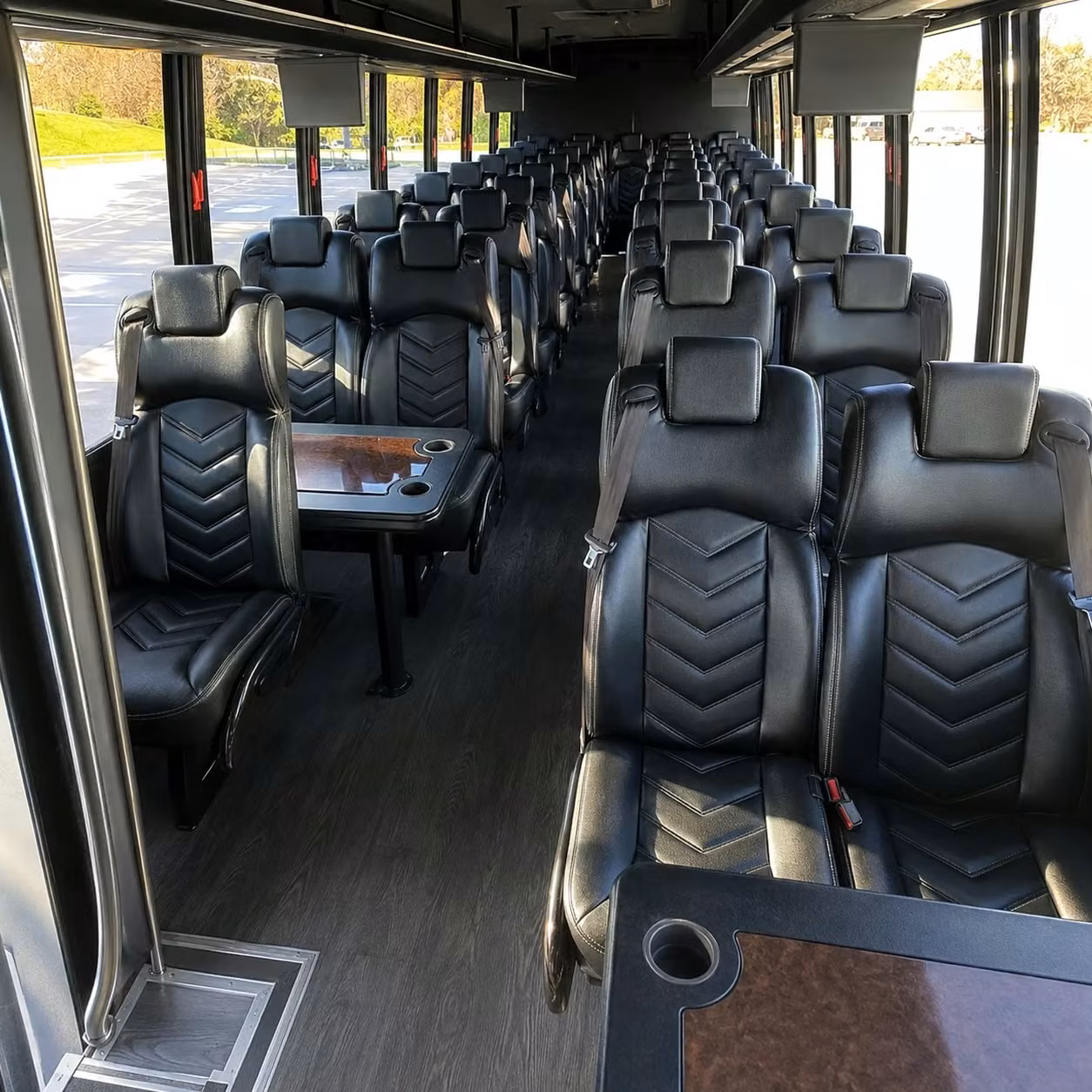 28 passenger minibus interior