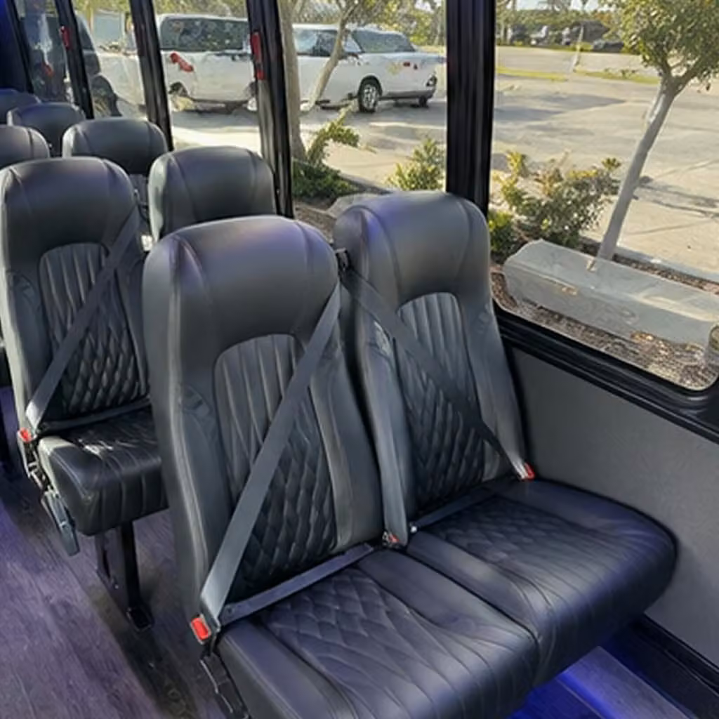 35 passenger minibus interior