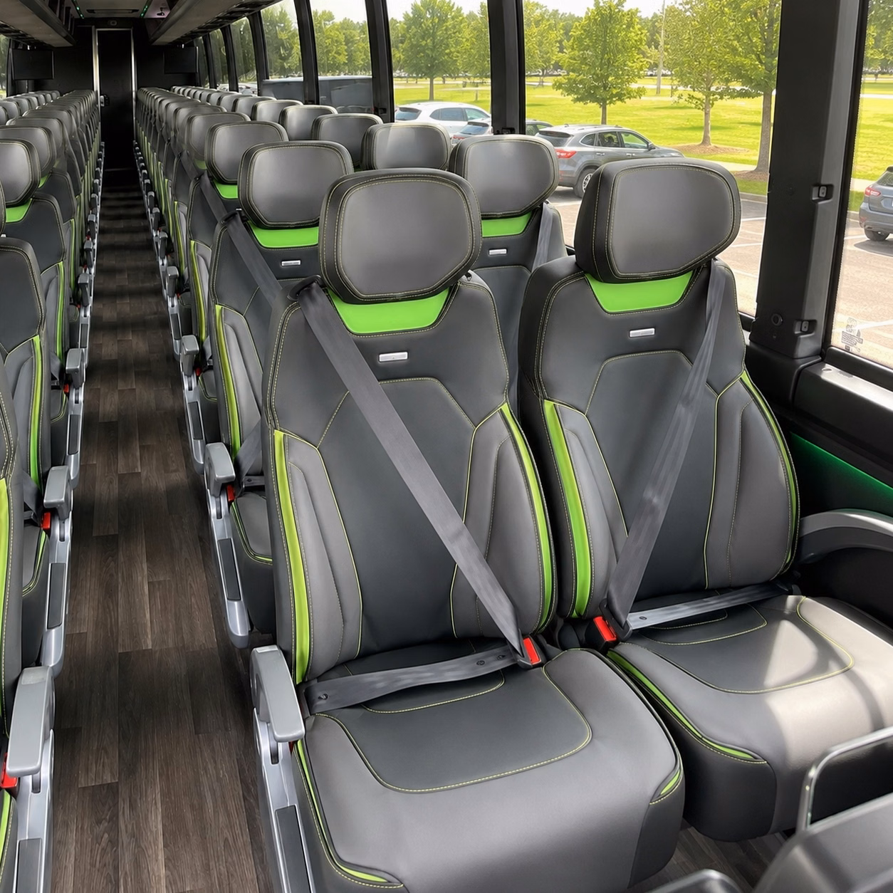redlands 56 passenger charter bus rental