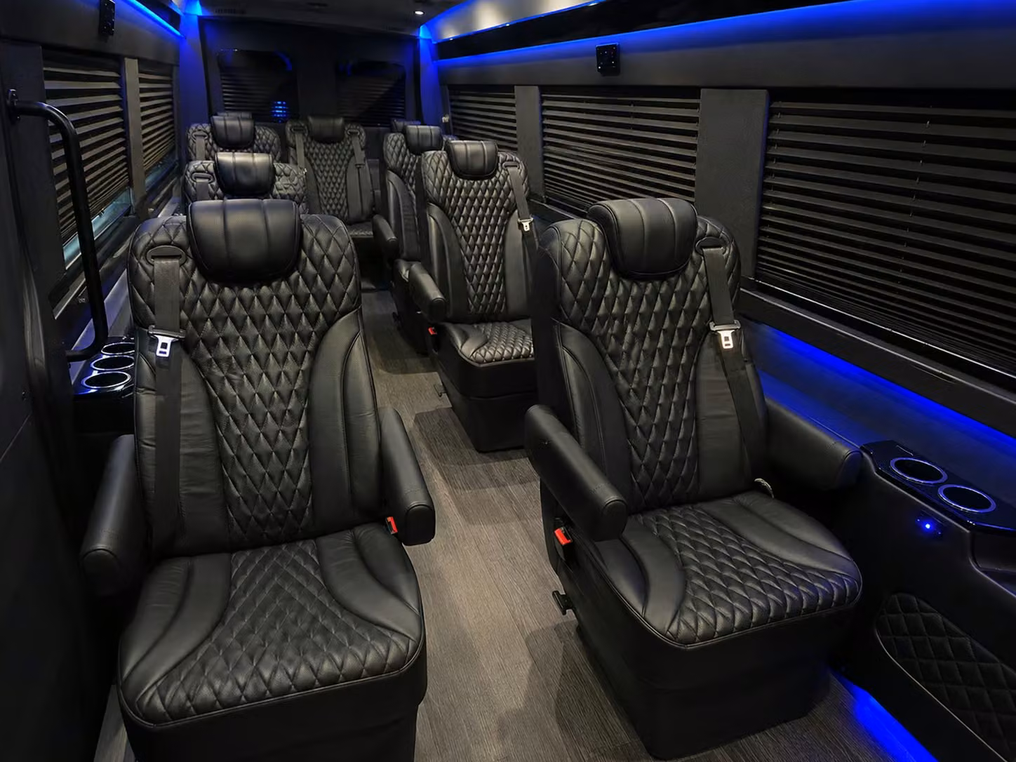 sprinter van with driver inside